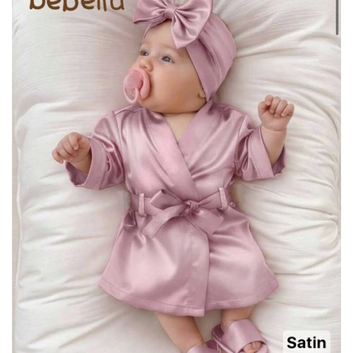 Cute Pink Pajamas, Slippers, And Hat For Newborn Girls - 3-Piece Photography Prop Set. Buy One Get Two Free! Affordable And Comfortable 3-Piece Newborn Baby Set, Featuring A Cute Pink Bow-Tie Pajamas, Slippers, And A Hat, Perfect For Casual Home Wear. | S