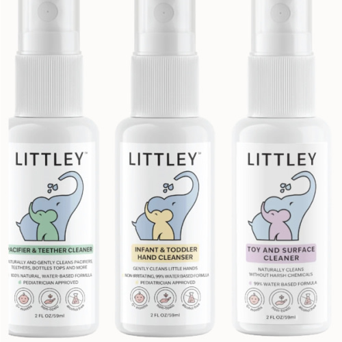 "INTRODUCTORY $20.99 SAMPLE PACK" Pacifier Cleaner + Hand Cleanser + T – Littley USA