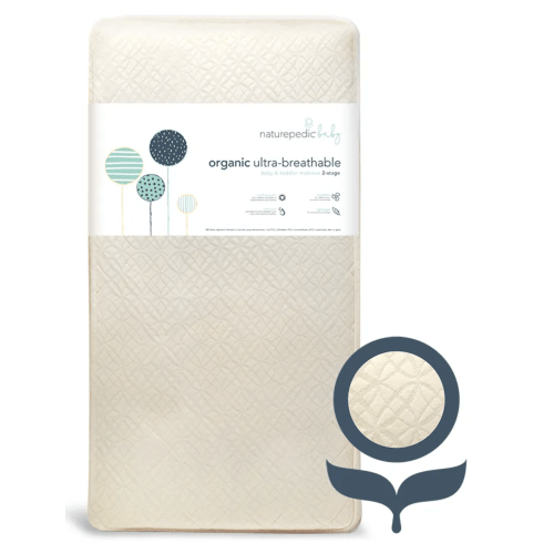 Organic Breathable Ultra Baby Crib Mattress (2-Stage)