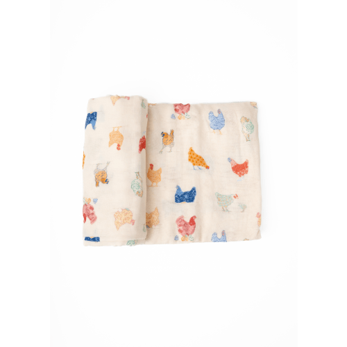 Chickens Baby Swaddle Blanket – Little Crowns & Capes