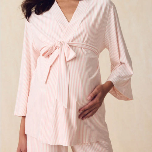 LAKE | Women | DreamModal® Pajamas | Fog Maternity Kimono Bundle