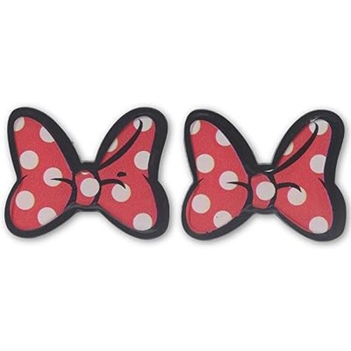 Open Road Brands Disney Minnie Mouse Bow Metal Knobs - Fun Minnie Mouse Knobs for Dresser or Cabinet - Pack of 2