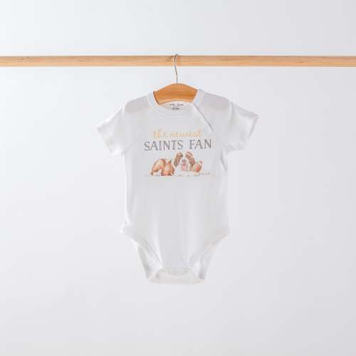 The Newest Saints Fan Organic Cotton Baby Onesie