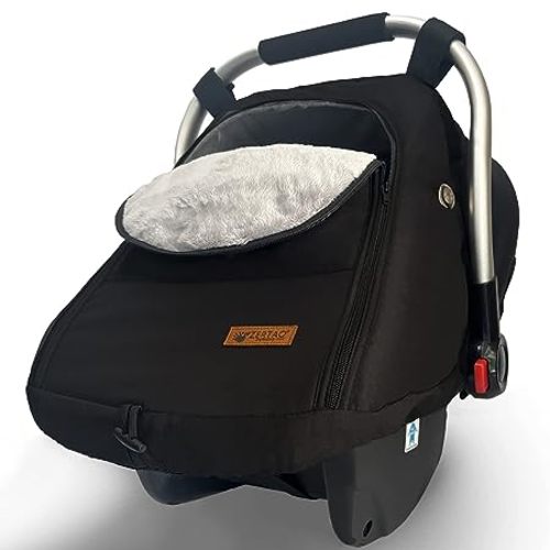 Car Seat Cover for Babies Winter - Baby Car Seat Covers Universal Cold Weather Shield,Warm and Cozy Carseat Covers Canopy Water Resistant for Baby Protection Car Seat Covers for Infant Car Seat