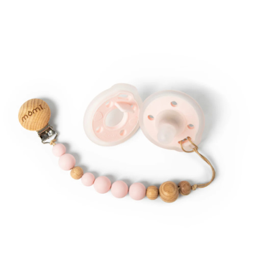 mōmi babypace pacifier gift set - seashell