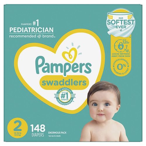 Pampers® Swaddlers™ 148-Count Size 2 Pack DiapersPampers® Swaddlers™ 148-Count Size 2 Pack Diapers