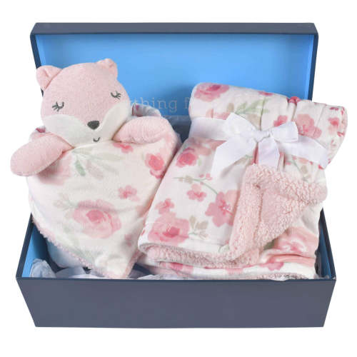 2-Piece Baby & Toddler Girls Fox Blanket & Security Blanket Set – Gerber Childrenswear