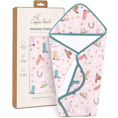 Luxe Baby Hooded Towel - Cheyenne by Copper Pearl