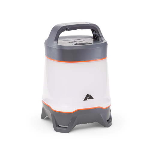 Ozark Trail 1000 Lumen LED Camping Lantern – Long-Lasting 275-Hour Runtime, Water-Resistant, Orange/Gray