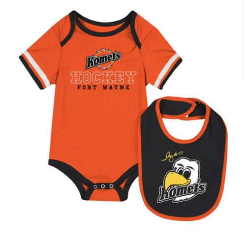 Infant Onesie and Bib Set – Fort Wayne Komets
