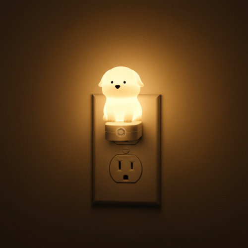 YANSUN Dog Shape Plug-In RGB Night Light With Gradient And Memory | Wayfair