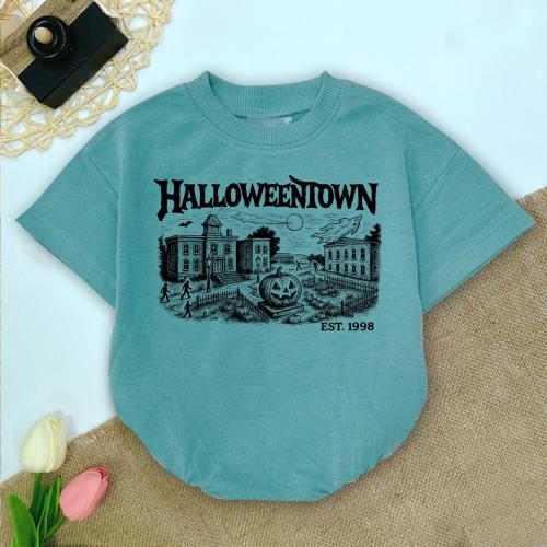 Halloweentown University Baby Romper, First Halloween Bodysuit For Baby, Millennial Mom Hobby Outfit, Nostalgic 90s Movie Quote Baby Clothes