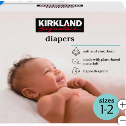 Costco Kirklands Signature diapers | (sizes 1-3!)