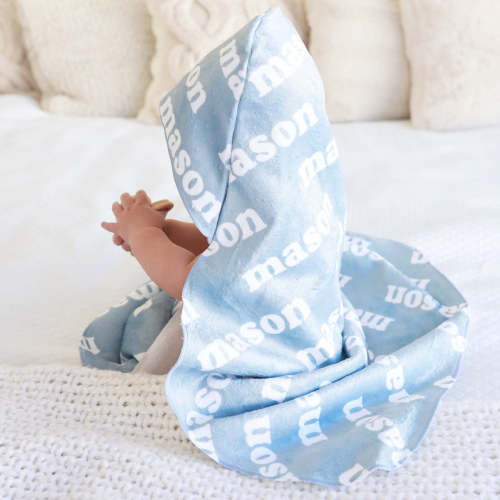Personalized Hooded Towel | Solids