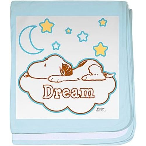 CafePress Snoopy Dream Baby Blanket, Super Soft Newborn Swaddle