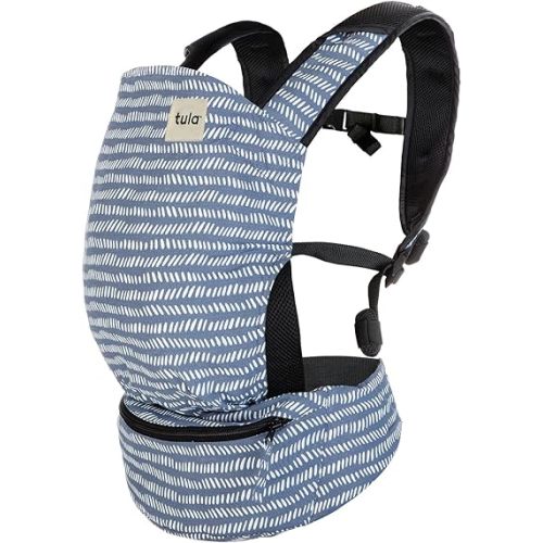 Baby Tula Lite Compact Baby Carrier, Ultra Compact and Lightweight, Convenient Carry Pouch, Ergonomic and Multiple Positions for 12 – 30 pounds (Beyond)…