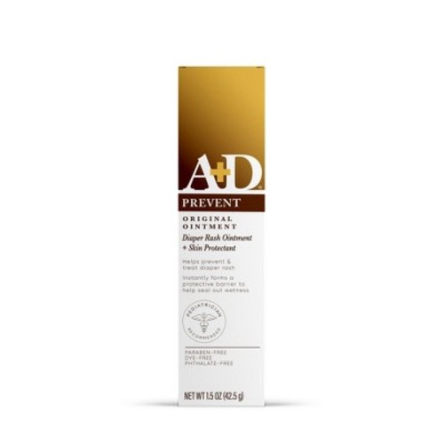A and D Original Diaper Rash Ointment Skin Protectant for Baby Skin Care, 1.5 oz