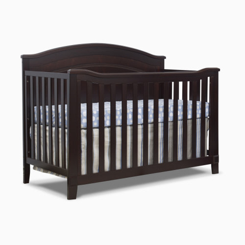 Sorelle Berkley Round Top Panel Crib - Espresso