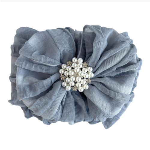 Pearl Ruffled Headband