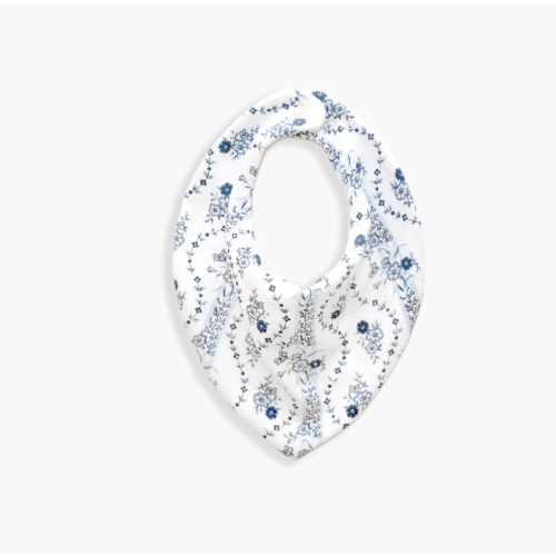 Hill House Bandana Bib - Blue Vine Stripe