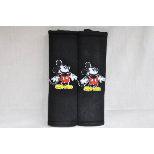 2 pieces (1 PAIR) Disney Mickey Mouse with big hands Seat Belt Cover Cushion Shoulder Harness Pad