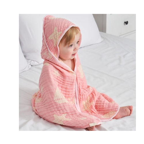 Amazon.com: HardNok Toalla de muselina ultrasuave con capucha para bebé, 32 x 32 pulgadas, ideal para baño y playa, adecuada tanto para niños como para niñas, desde recién nacidos hasta niños pequeños