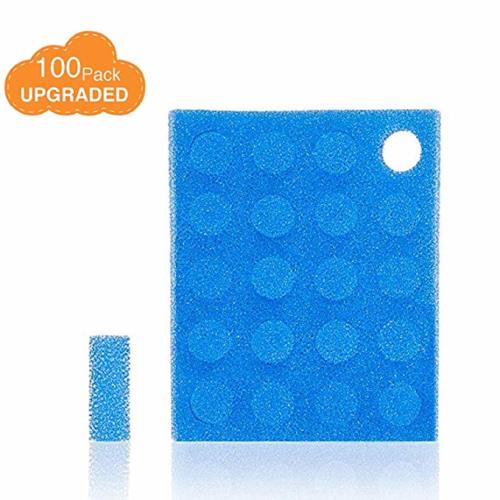 100-Pack of Premium Nasal Aspirator Hygiene Filters, Replacement for NoseFrida Nasal Aspirator Filters - BPA, Phthalate & Latex-Free