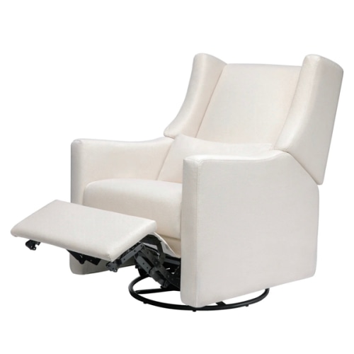 Kiwi Manual Recliner and Swivel Glider - Performance Cream Eco-Weave