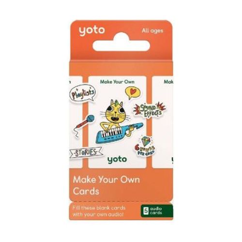 Yoto Make Your Own Cards (Pack of 5 Blank Audio Cards)