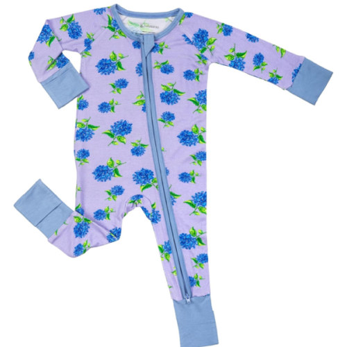 LollyBanks Baby Pajamas, Long Sleeve Baby Romper with 2-Way Zipper, 95% Viscose from Bamboo and 5% Spandex, Infant Sleepers