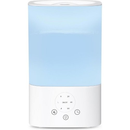 ZAFRO 3.2L Comfort Humidifier for Bedroom, 7 Color LED Night Light, Top Fill Design & Multiple Mist Levels, 24 dB Quiet Humidifiers.