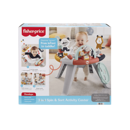 Fisher-Price 3-in-1 Spin and Sort Activity Centre