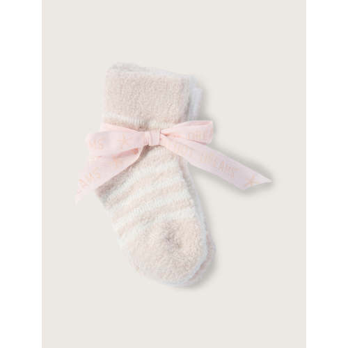 CozyChic Lite® Infant Sock Set - Pink/Pearl