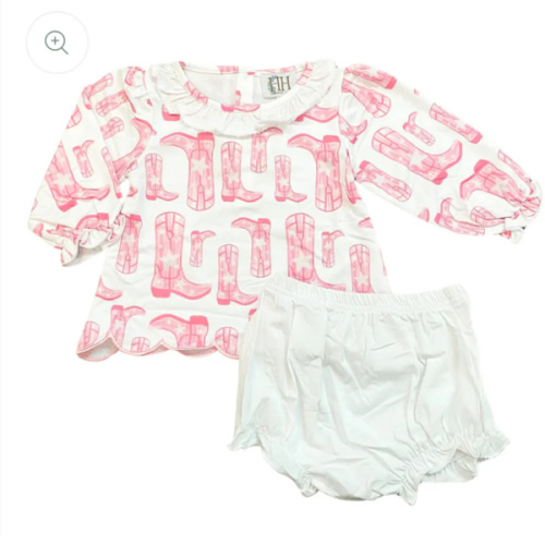 HH Rodeo Cowgirl Top & Bloomer Set – Stitchin' Pretty