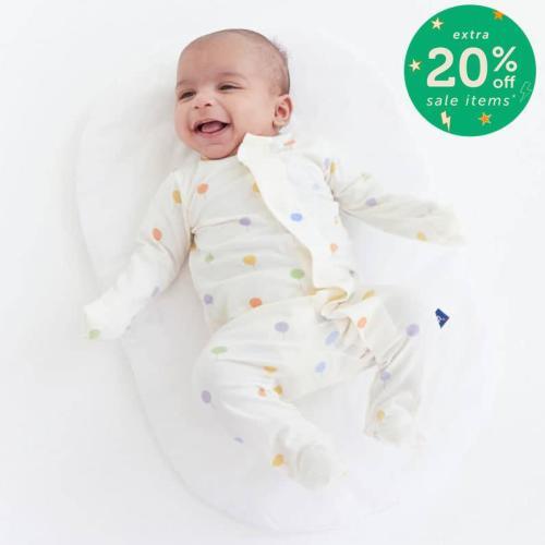 festive balloons CloudStretch™ magnetic footie – Magnetic Me- 3-6 months