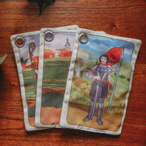 Crinkle Saint Card