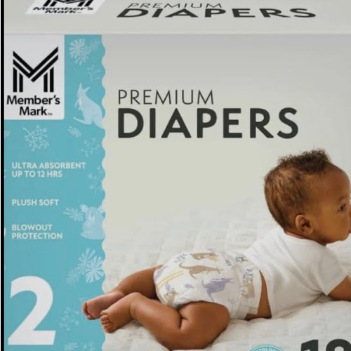 Member's Mark Premium Baby Diapers, Sizes Newborn - 8 - Samsclub.com
