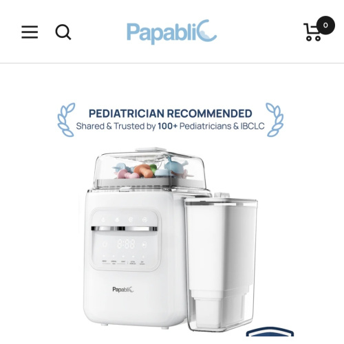 Papablic SafeguardPlus™ Baby Bottle Washer System