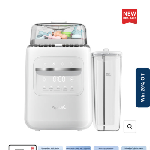 Papablic Standard Baby Bottle Washer System