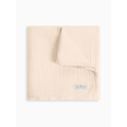 Colored Organic Muslin Swaddle Blanket- natural