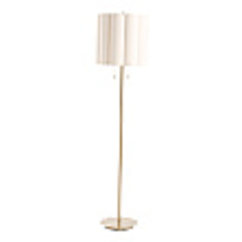 64in Metal Double Pull Scalloped Shade Floor Lamp | Furniture & Lighting | Marshalls