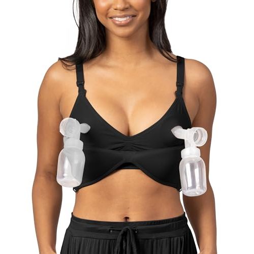 Kindred Bravely Sublime Contour Hands Free Pumping & Maternity Bra for Nursing and Breastfeeding