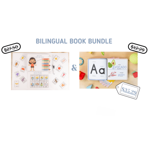 Bilingual Activity Book & Alphabet Book Bundle