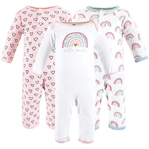 Hudson Baby baby-girls Cotton Coveralls