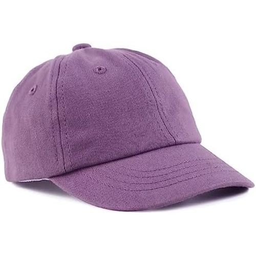 Peecabe Plain Toddler Baseball Hat Unisex Cotton Kids Trucker Hat Adjustable Baby Boys Sun Caps Girls Baseball Cap 1-5Y