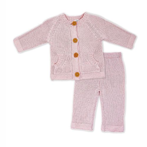 Baby Girls 2 Piece Knit Cardigan Set
