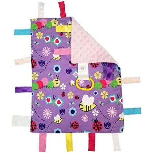The Learning Lovey Lovey Sensory Tag Toy Garden Flowers Butterflies Blanket