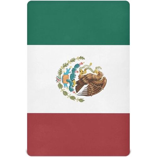 Mexican Flag Crib Sheets for Boys Girls Baby Sheet Breathable Nursery Sheet