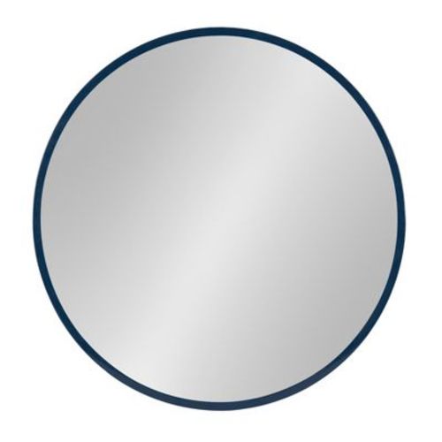 Travis Round Wood Accent Wall Mirror - Kate and Laurel All Things Decor