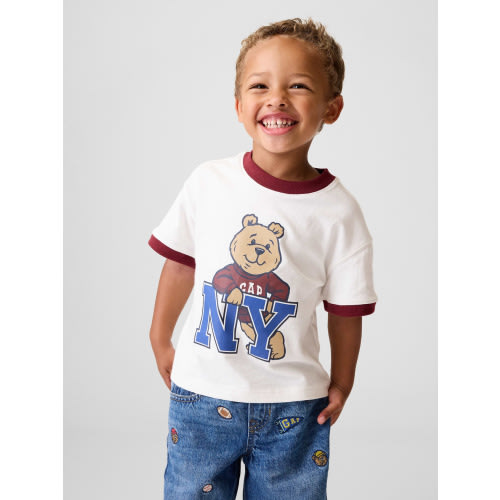 Baby & Toddler Brannan Bear Graphic Logo Ringer T-Shirt